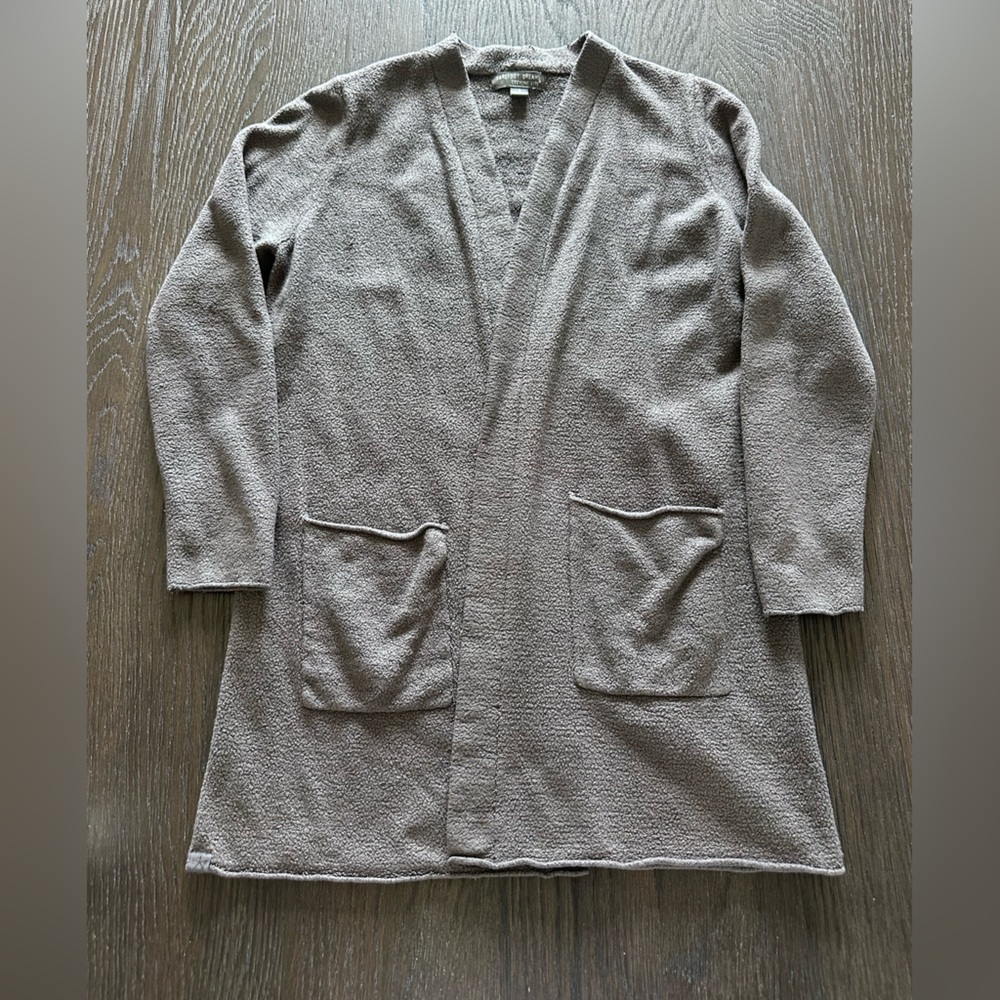 Barefoot Dreams CozyChic Lite Charcoal Cardigan